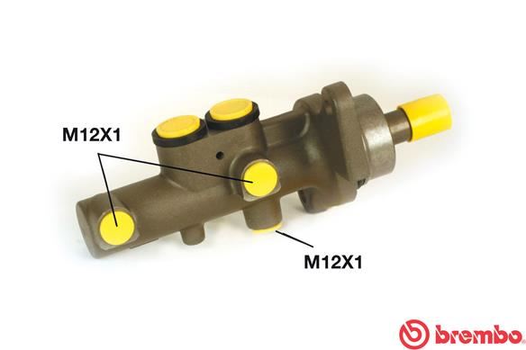 BREMBO M61035 Ana Fren Silindiri Citro N C2 Jm 07/03-09/17-Citro N C2 Enterprise Jg 11/03-12/09-Citro N C3 I