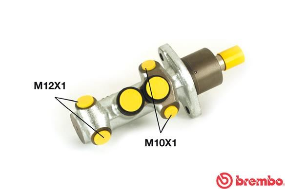 BREMBO M68027 Ana Fren Silindiri Nissan Kubistar Van X76 08/03->-Renault Clio Ii Bb. Cb 03/98-12/16-Renault Ka