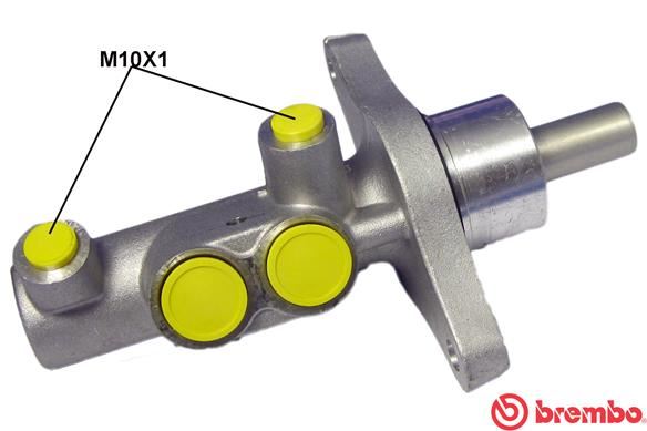 BREMBO M68078 Ana Fren Silindiri Renault Clio Ii Bb. Cb 03/98-12/16-Renault Clio Iii Br0/1. Cr0/1 01/05-12/14-