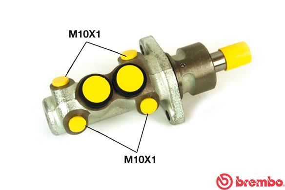 BREMBO M85019 Ana Fren Silindiri Audi 80 B2 Saloon 811. 813. 814. 819. 853 08/78-03/87-Audi 80 B3 Saloon 893. 8