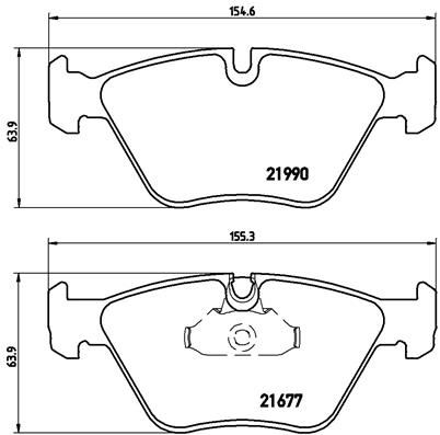 BREMBO P06065 Fren Balatasi