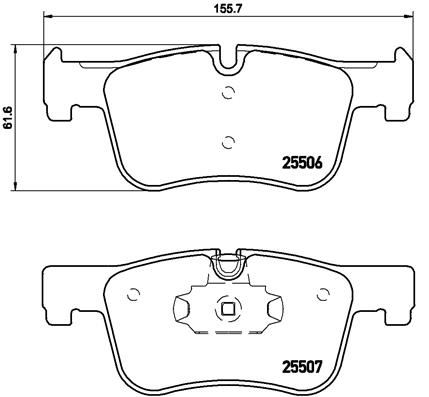 BREMBO P06070 Fren Balatasi On Bmw F20 F21 F30 F31 F32 F33 F36