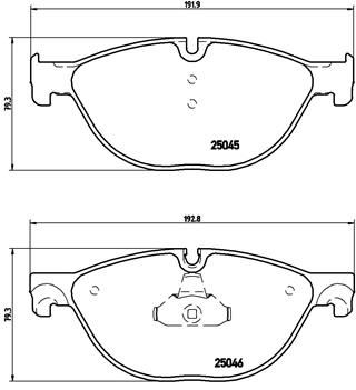 BREMBO P06076 Fren Balatasi On Bmw F07 F10 F11 F06 F12 F13 F01 F02 F04