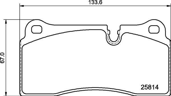 BREMBO P06111 Fren Balatasi