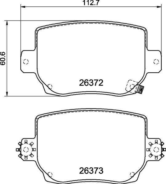 BREMBO P09030 Fren Balatasi Arka Tesla Model 3 5yj3 2020> Model Y 5yjy 2019> Spor Paket