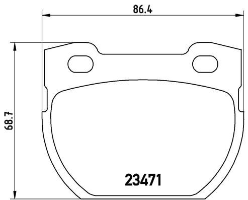 BREMBO P44006 Fren Balatasi Arka Land Rover Defender L315 L316