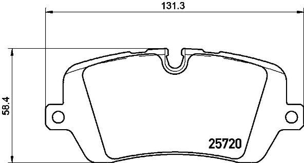 BREMBO P44021 Fren Balatasi Arka Land Rover Defender L663 Discovery L462 Range Rover L405 L494