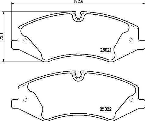 BREMBO P44024 Fren Balatasi On Land Rover Defender L663 L319 L462 Range Rover L322 L405 L320 L494 L560