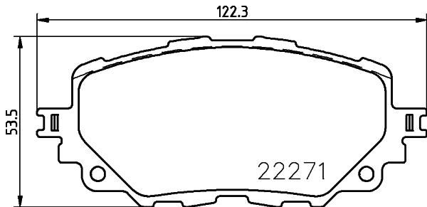 BREMBO P49054 Fren Balatasi Ön Fiat 124 Spider 16> Mazda Mx-5 16>