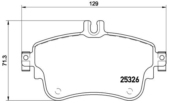 BREMBO P50094 Fren Balatasi On Mercedes W176 W246 C117