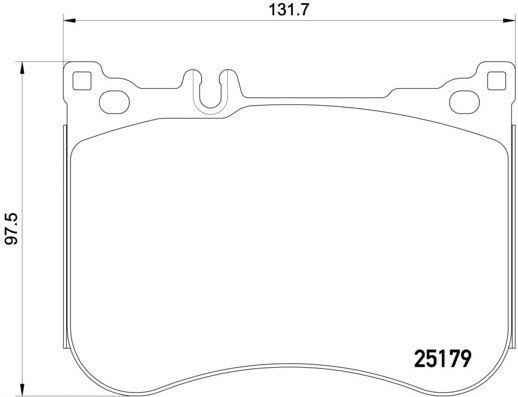 BREMBO P50095 Fren Balatasi On Mercedes C257 W213 W222 C217 R231