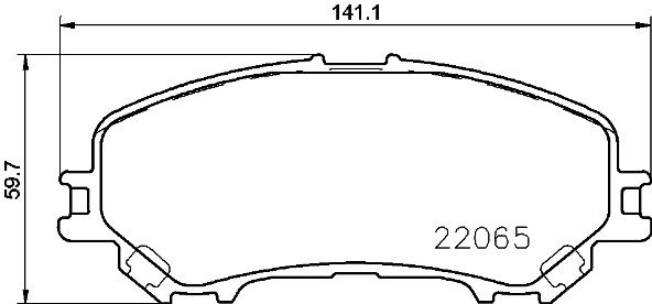 BREMBO P56100 Fren Balatasi On Nissan Qashqai J11 2013-> Xtrail T32 15-> Renault Kadjar Koleos 2015->