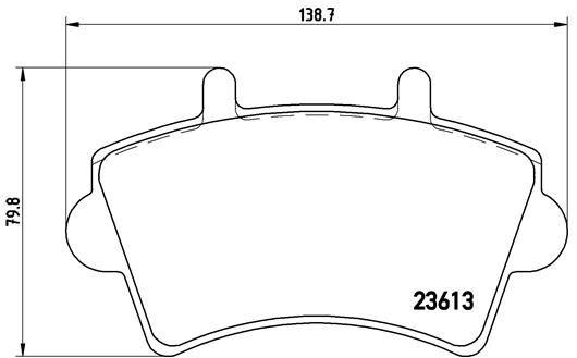 BREMBO P59039 Fren Balatasi On Low-Met Opel