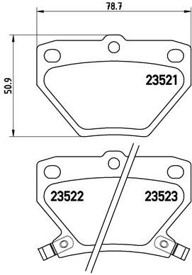 AN-635WK Disk Fren Balatasi Arka    Toyota Corolla Verso 1.6 Vvt-İ, 1.4 Vvt-İ 01-02 , 1.4 16v 02-00 , 01-02 Yaris 1.0 16v 03-03 1.3 16v 04-02 , 1.5 Vvt-İ Ts 04-01 Abs^Li