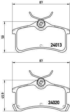 DEL-LX0567 Fren Balata Montaj Takimi Renault Toyota Grand Scenic Scenic Avensis Corolla 1999 -