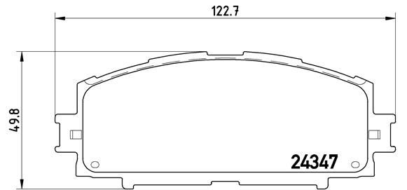 05P1333 Fren Balata On Toyota Yaris (P9) 1.0 Vvt-I 2006-2010 / Yaris (P9) 1.33 Vvt-I 2006-2010
