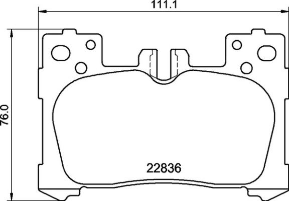BREMBO P83181 Fren Balatasi