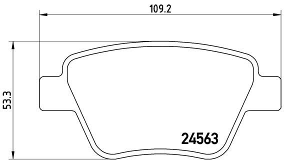 BREMBO P85114 Arka Balata Caddy-Golf6-Jetta-A3-Octavia-Superb 10 >