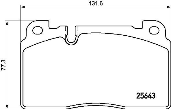 BREMBO P85133 Ön Balata Audi Q5 2.0 Tfsi 2.0 Tdi 3.0 Tdi 12> A6 14> A7 14> Porsche Macan 14>