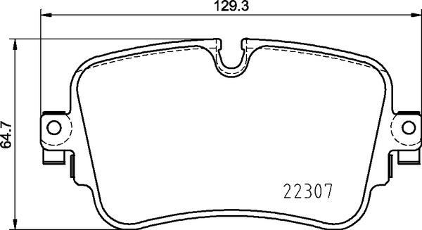 BREMBO P85161 Disk Balata A6 40 Tdi Avant 05.2018 - ; A6 40 Tdi Avant Quattro 05.2018 - ; A6 45 Tdi Avant Quattro
