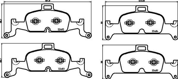 BREMBO P85164 Fren Balatasi On A4 1.4 Tfsi-A4 1.4 Tfsi Avant-A4 2.0 Tdi-A4 2.0 Tdi Avant-A4 2.0 Tdi