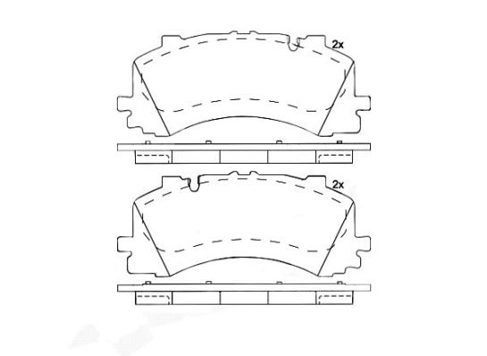 BREMBO P85170 Disk Balata A6 30 Tdi-A6 30 Tdi Avant-A6 35 Tdi Mild Hybrid Avant-A6 35 Tdi Mild Hybrid Quattro