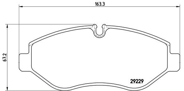 BREMBO PA6026 Ön Balata Daily Iii 2.3-3.0 06 > 3.5 Ton Üzeri