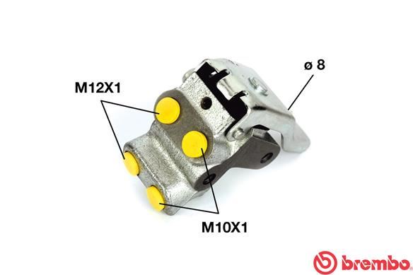 BREMBO R68010 Fren Limitörü Renault 5 122 01/72-12/85-Renault Super 5 B/C40 10/84-12/96-Renault Super 5 Hatchb