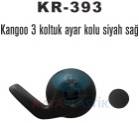 KAYA KR393 Koltuk Ayar Kolu Siyah Sağ Kangoo 3