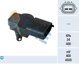 FAE 15192 Hava Basinc Sensoru Volvo S60 Ii 134 2.0 D2 10>15 S80 Ii 124 D4 13>16 S90 Ii 234 2.0 D3 16> V40 525. 526 D2 15>
