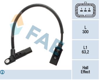HLL-6PU 009 168-391 Eksantrik Pozisyon Sensoru (Ford   Focus 1.6 Tdci 11- / Courier 14- / Peugeot   308 / 3008 11-)
