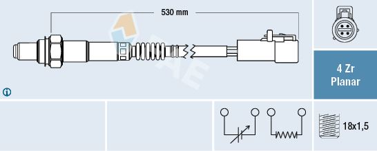 3M51 9G444 BC Oksijen Sensörü Hego/Lambda Focus/C Max