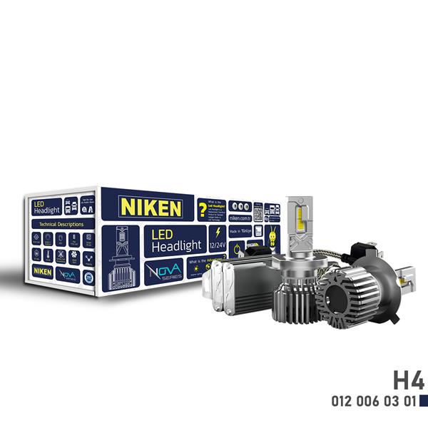 NIKEN 0120060301 Led Xenon Nova Serisi H4 90w
