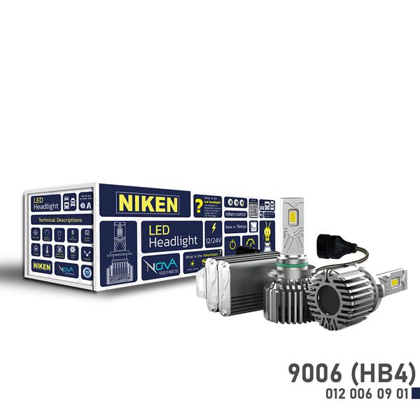 NIKEN 0120060901 Led Xenon Nova Serisi 9006 Hb4 90w