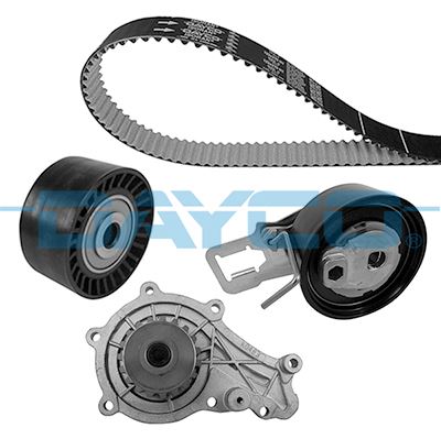 DAYCO KTBWP9170 Triger Kiti Devirdaim P208-P308-P2008-Partner Tepee-Berlingo-C3-C4-Ds4-Bmax-Cmax-Fiesta 1.6hdi