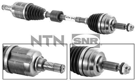 SNR DK55013 Aks Komple Sol Duster 1.5 Dci 4x2-1.6 16v 10 > Da5084k