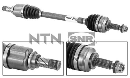 RN-8126 Komple Aks Sol On Dacia Sandero Stepway 1.5 Dci Uzunluk 660mm 2012-