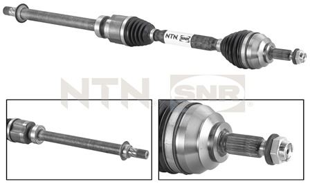RN-8209 Komple Aks Sol On Renault Clio Iv 1.5 Dci A-T Uzunluk 610 Mm 2012-