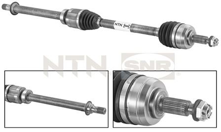 RN-8182 Komple Aks Sag On Uzunluk 1040mm Renault Megane Iv (Bva6) 1.5 Dci (Euro 6) 6 A-T (Snz-Dc4) 2016-