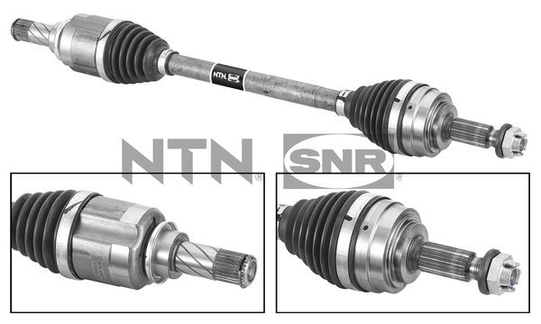 RN-8231 Komple Aks Sol On Uzunluk 655mm Renault Clio V 1.0 Tce (B7mt) M-T 5 Vites 2019-