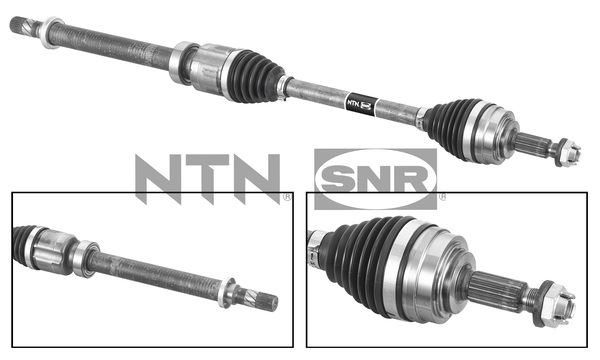 RN-8232 Komple Aks Sag On Uzunluk 904mm Renault Clio V 1.0 Tce (B7mt) M-T 5 Vites 2019-