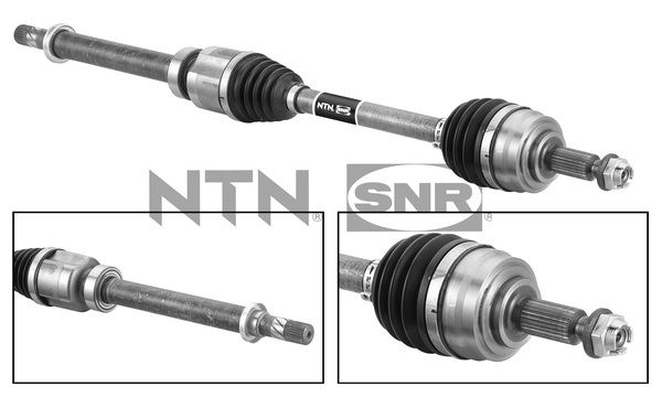RN-8242 Komple Aks Sag On Uzunluk 902mm Renault Clio V 1.5 Blue Dci M-T 2020-