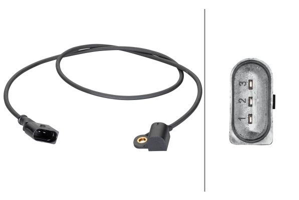 HELLA 6PU013122701 Egzanstrik Mili Pozisyon Sensörü 3-Kutuplu Audi A4-Skoda Superb-Vw Passat