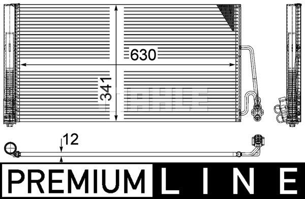 MAHLE AC590000P Klima Radyatoru Mini R50 R53 R56 R55 R57 R60 Premium Line