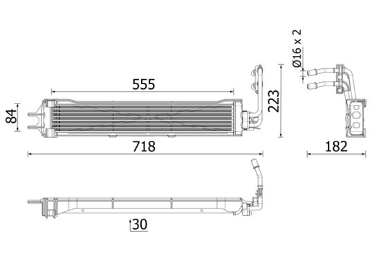 MAHLE CLC333000P Yag Sogutucu Radyatoru Bmw G05 G06 G07 Rolls-Royce Ghost Ii Phantom Viii Premium Line