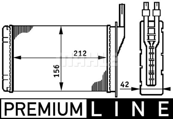 NRF 507339 Kalorifer Radyatörü  R9 R11