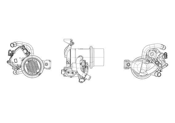 MAHLE CE55000P Exhaust Gas Recirculation Cooler Egr-Cooler Volkswagen Beetle