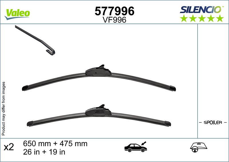 VALEO 577996 Silencio Silecek Fb Oe Lhd Vf996 Kit