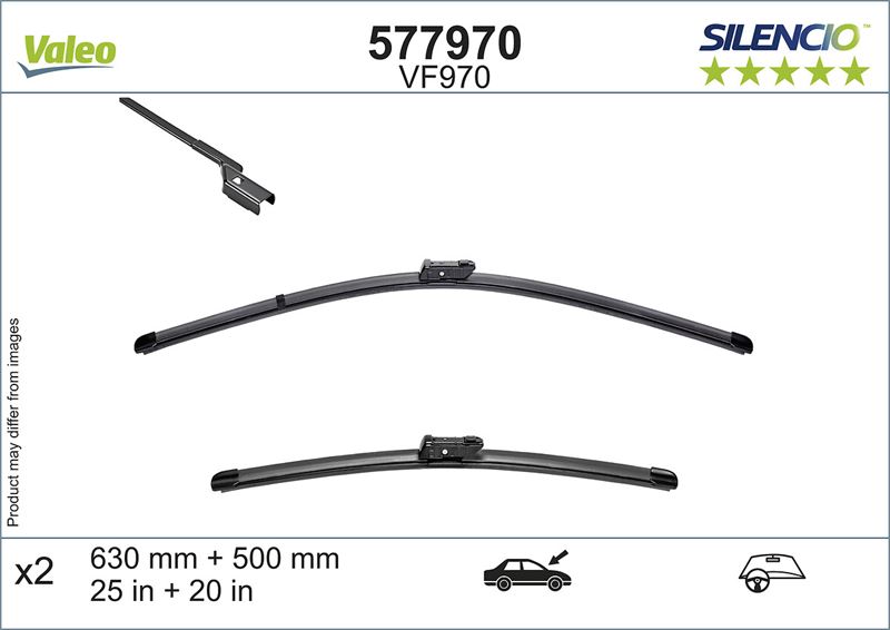 VALEO 577970 Silencio Silecek Fb Oe Lhd Vf970 Kit