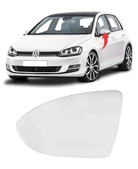 61-44023 Ayna Cami Sol Isitmali Asferik Vw Golf Vii